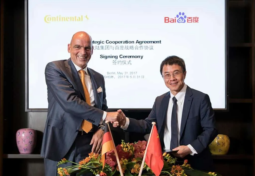 CIOL Baidu partners with Bosch and Continental on self-driving tech