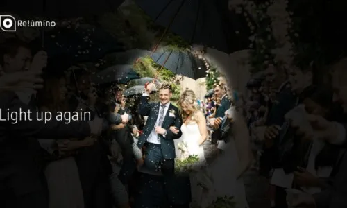 Relumino app showing its effects