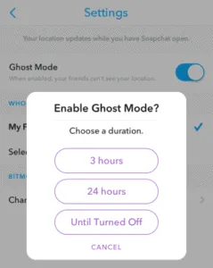 Snapchat introduces Ghost Mode in the iOS version