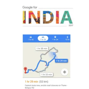 Google Map Two wheeler mode