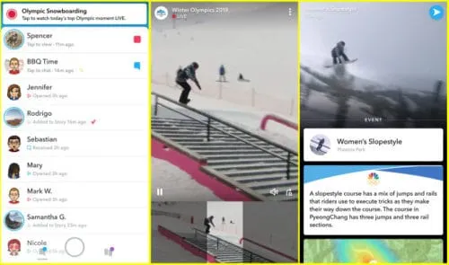 Snapchat will stream key moments from 2018 Winter Olympics