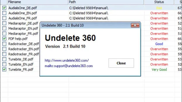 Undelete 360