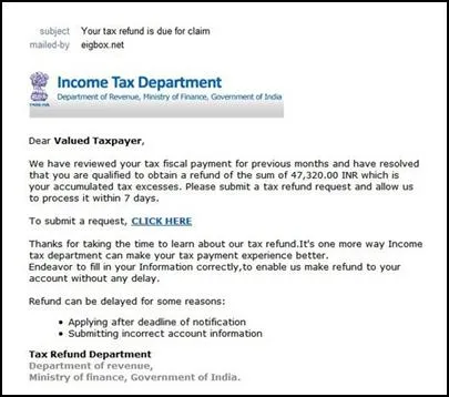 phishing trap this income tax e filing season