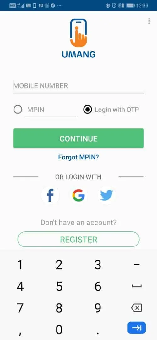 Check EPF Balance using the Umang App