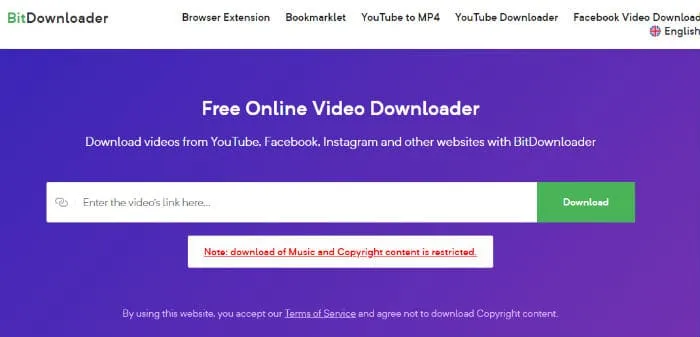 How to download YouTube video using BitDownloader