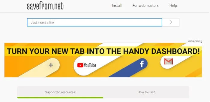 How to download YouTube video using savefromnet