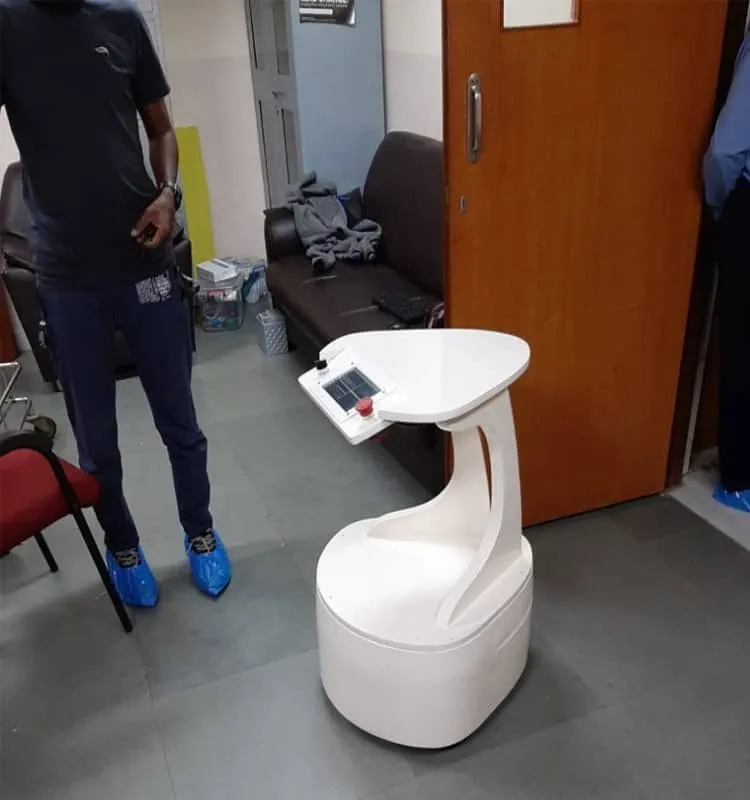 Karmi Bot Robot to help health workers in isolation wards