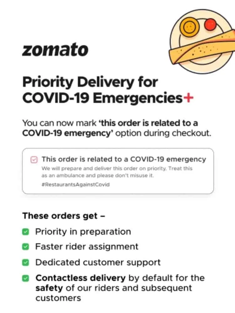 Zoom Emergency Food Delivery