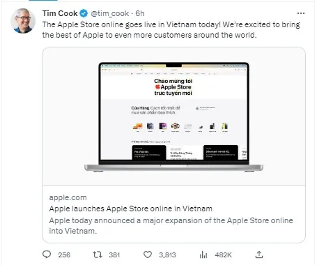 Screenshot twitter apple