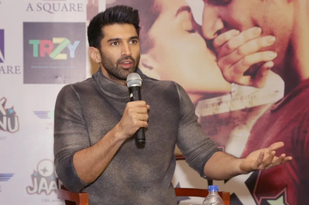 New Delhi: Actor Aditya Roy Kapur during a press conference to promote his upcoming film 