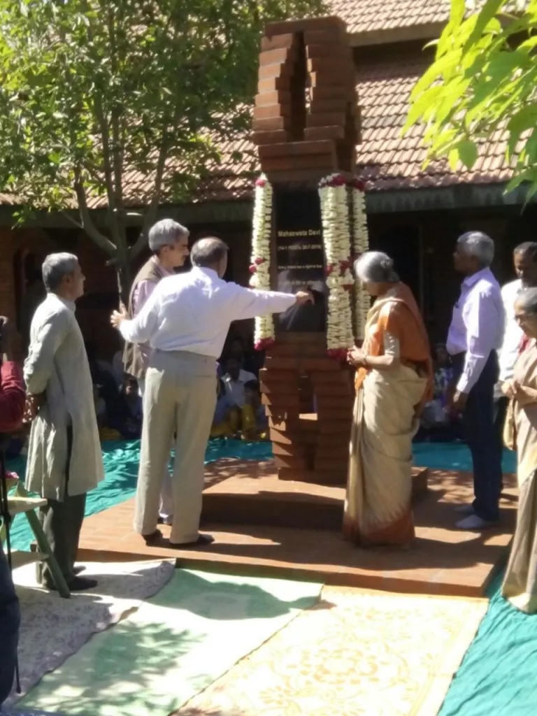 Mahasveta Devi unveiled at Adivasi