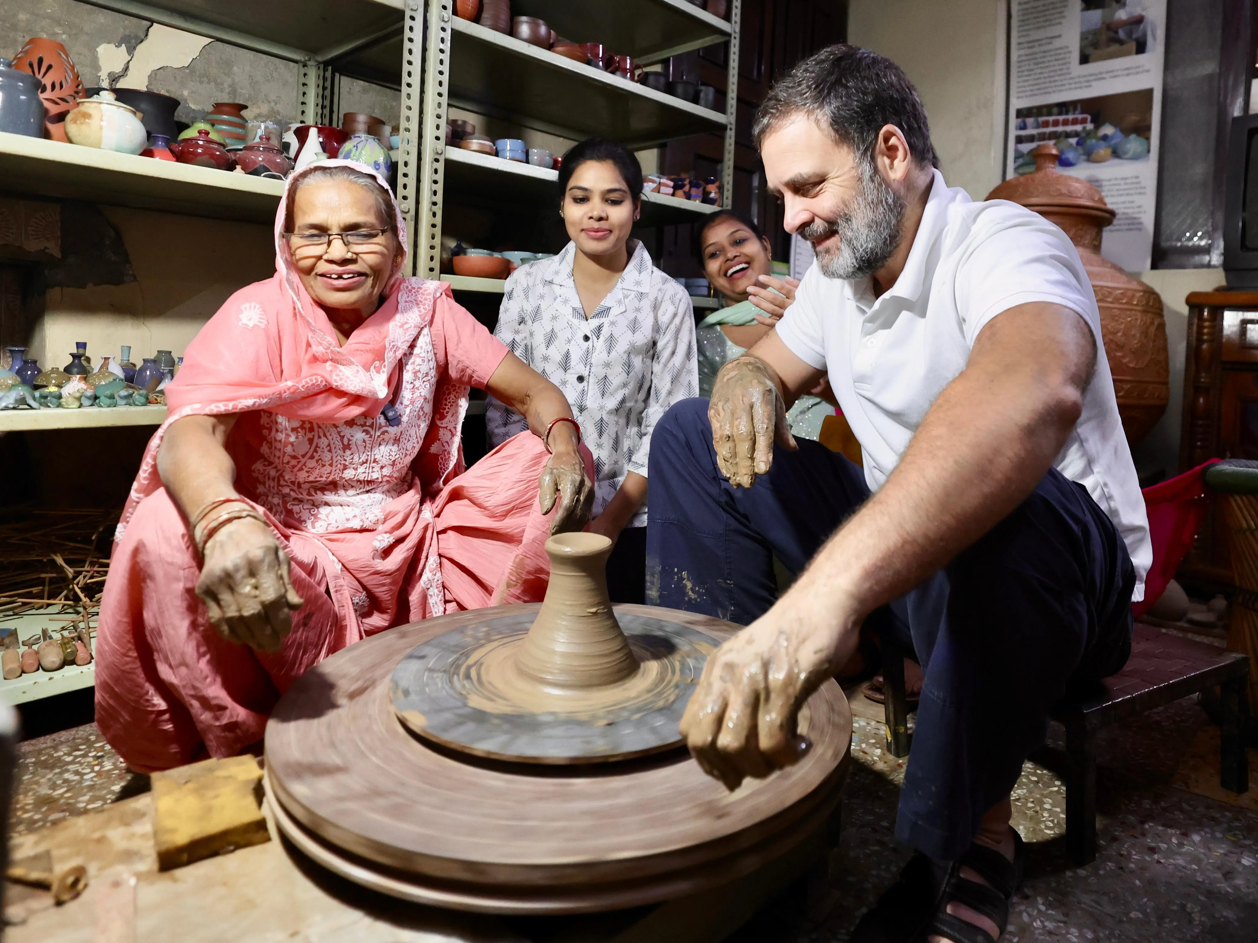 Rahul Gandhi Making Divda