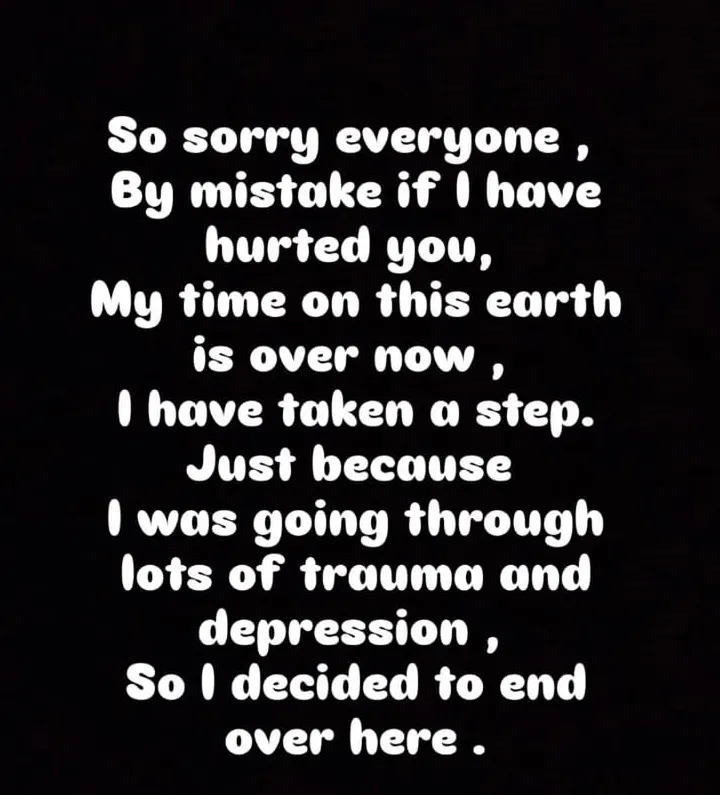 Suicide Note