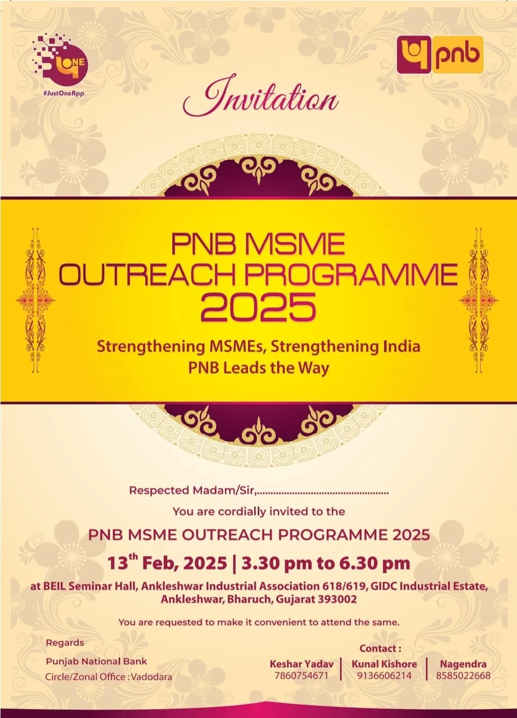PNB MSME Outreach Program