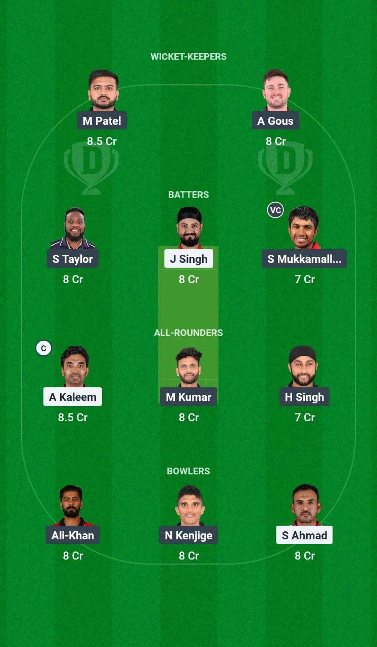 OMN vs USA T20I Series, 2025
