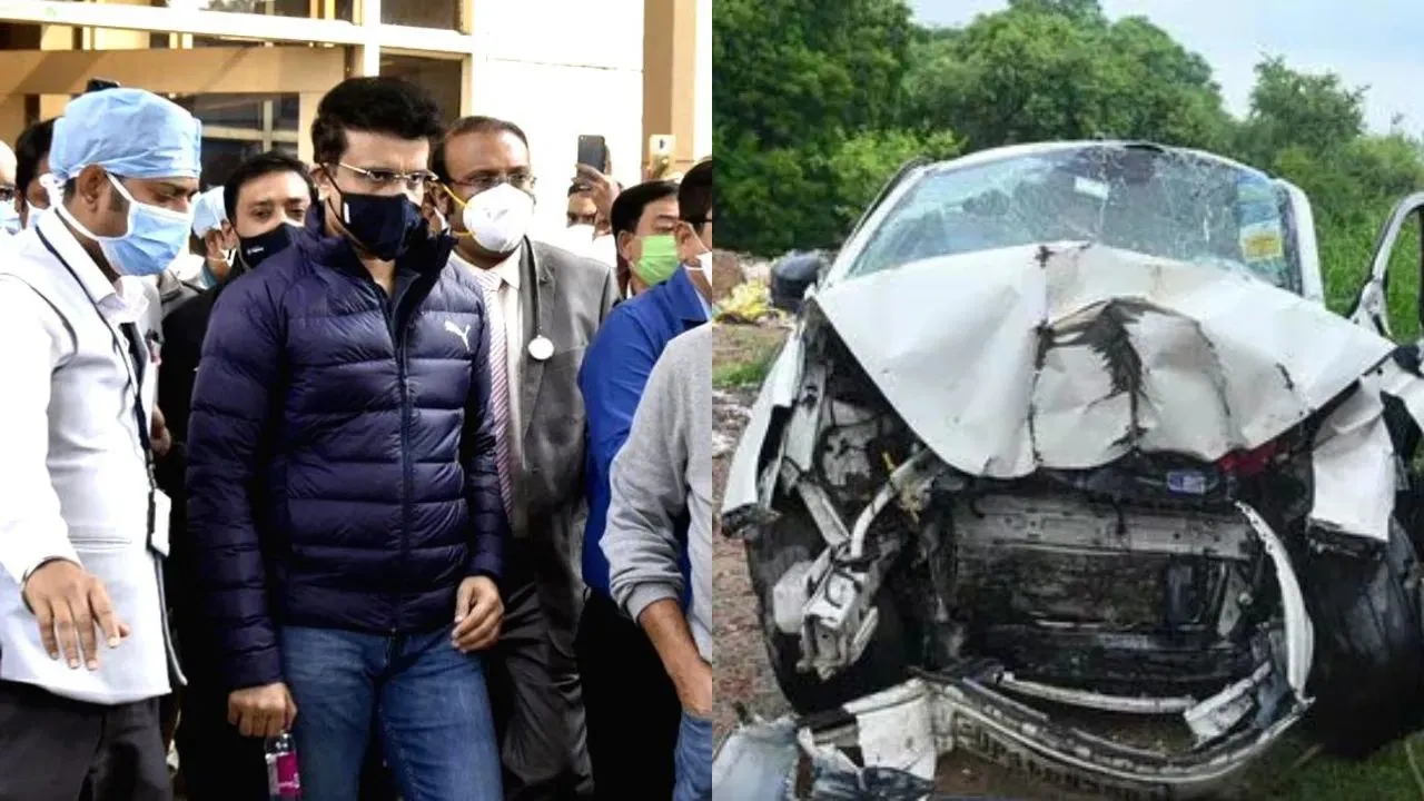 sourav ganguly accident