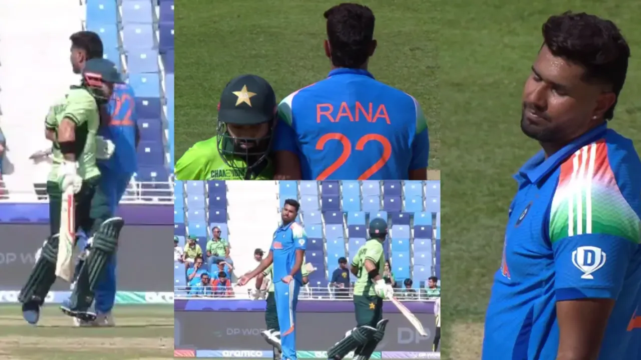 Harshit Rana Fight IND vs PAK Match
