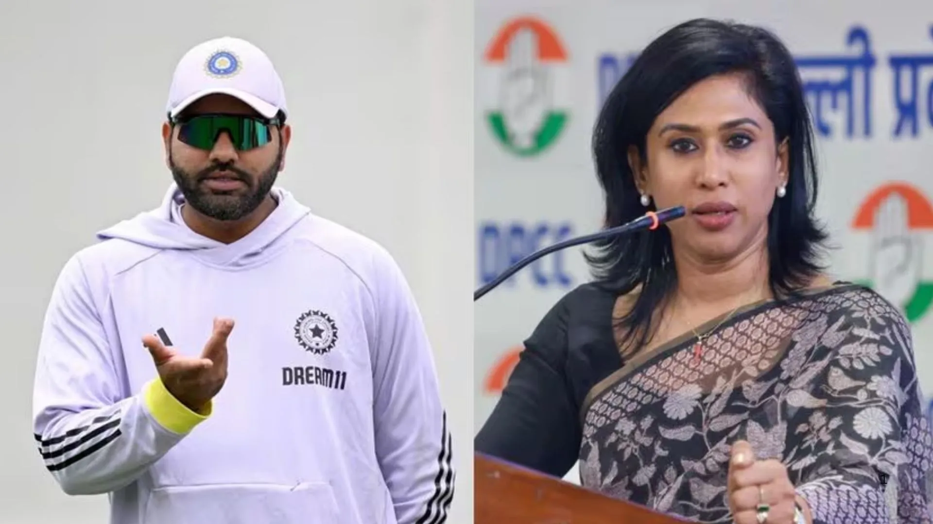  कांग्रेस की महिला नेता Rohit Sharma को कहा मोटा 