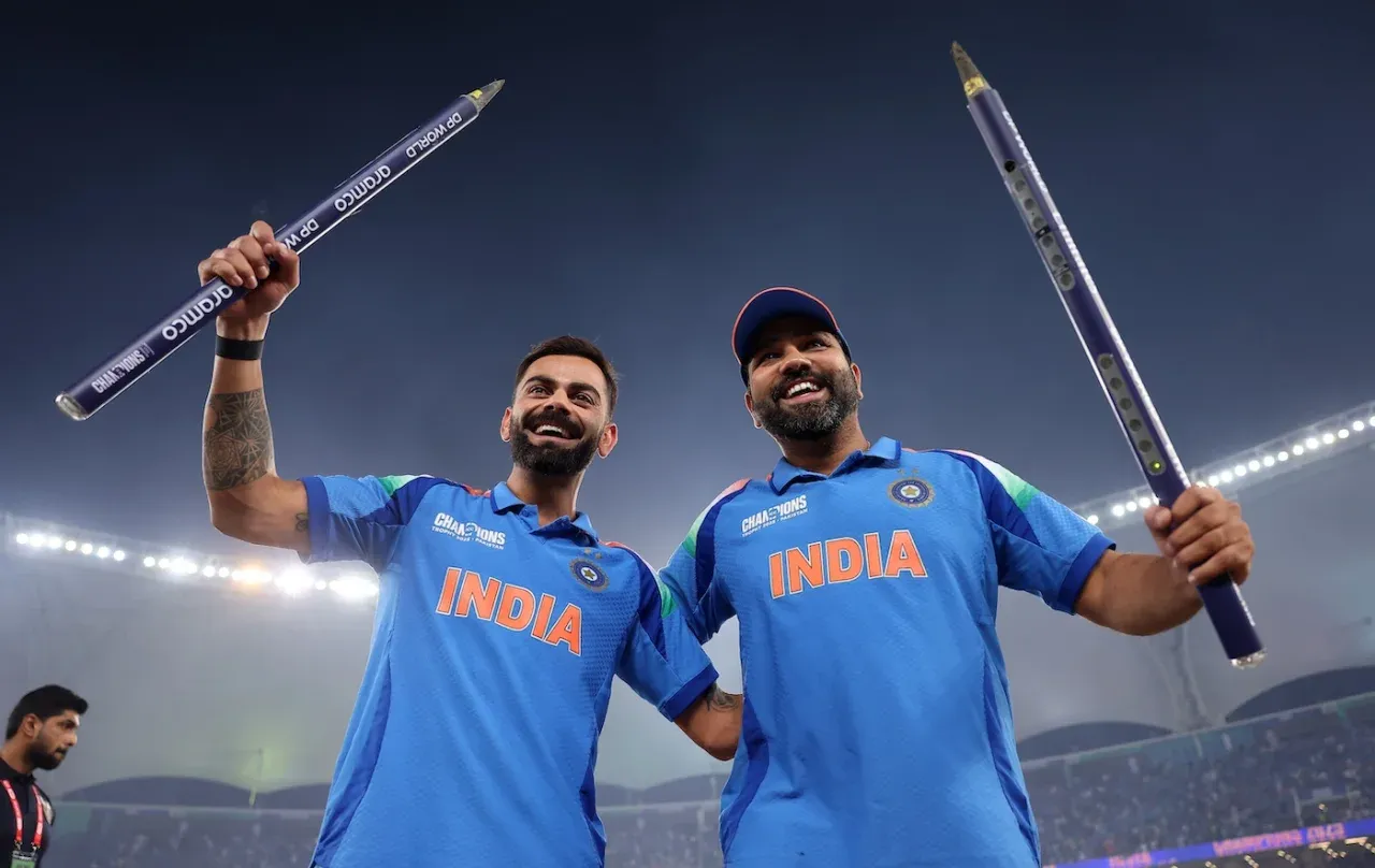 champions trophy celebration