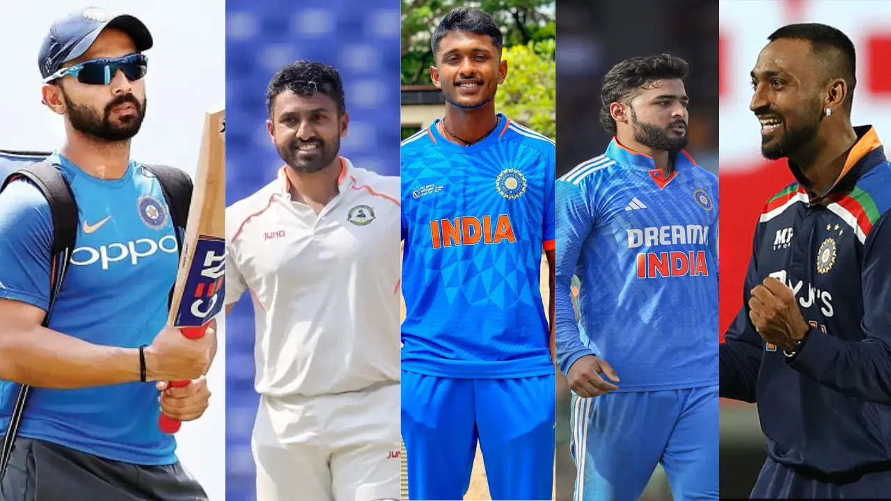 these 5 players waiting for team india comback