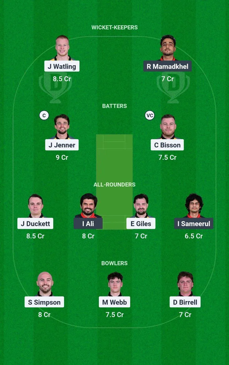 OV vs LJU European T10 Cricket League