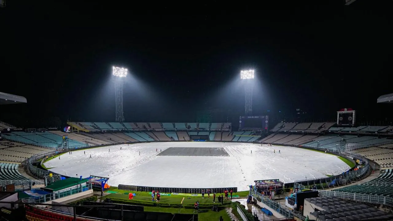 eden gardens Rain
