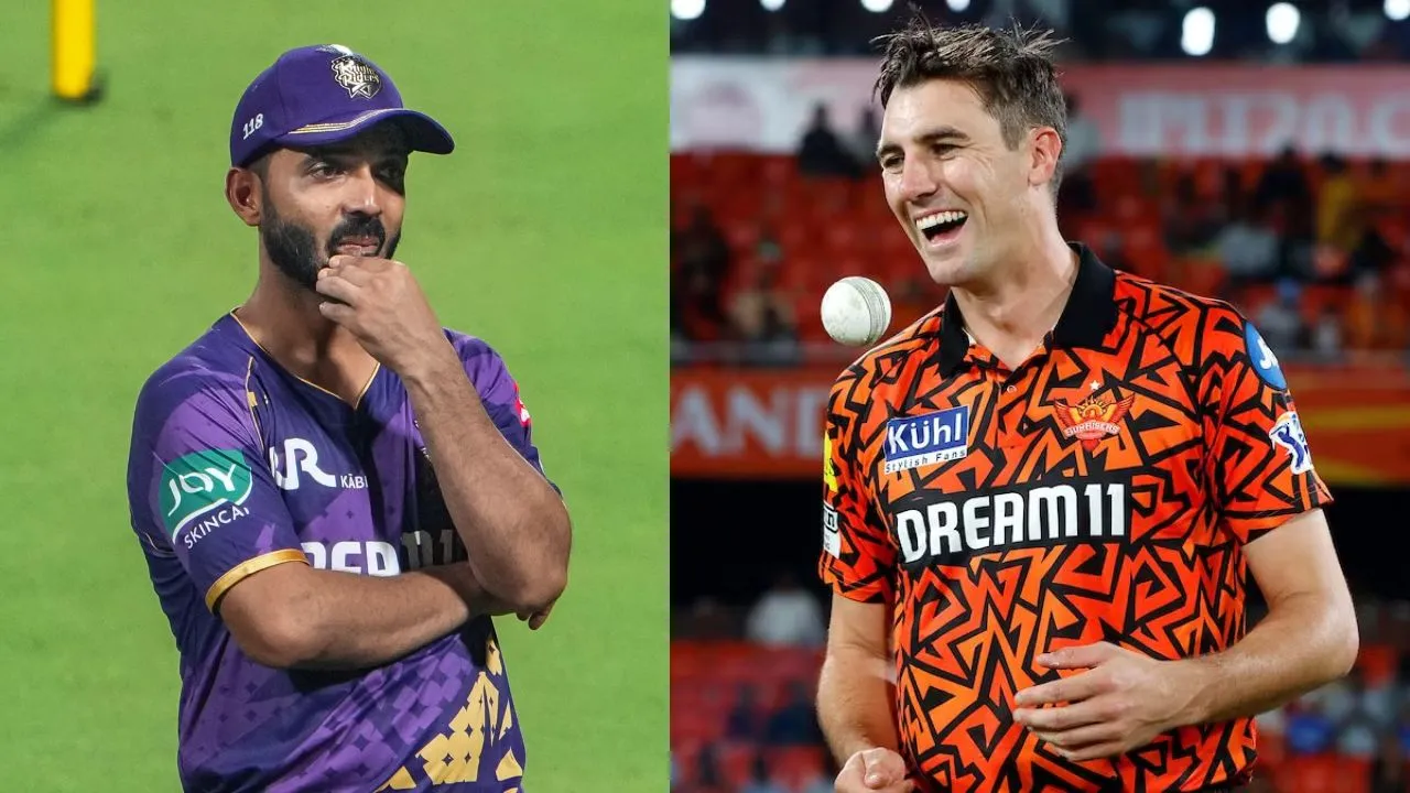 rahane vs cummins