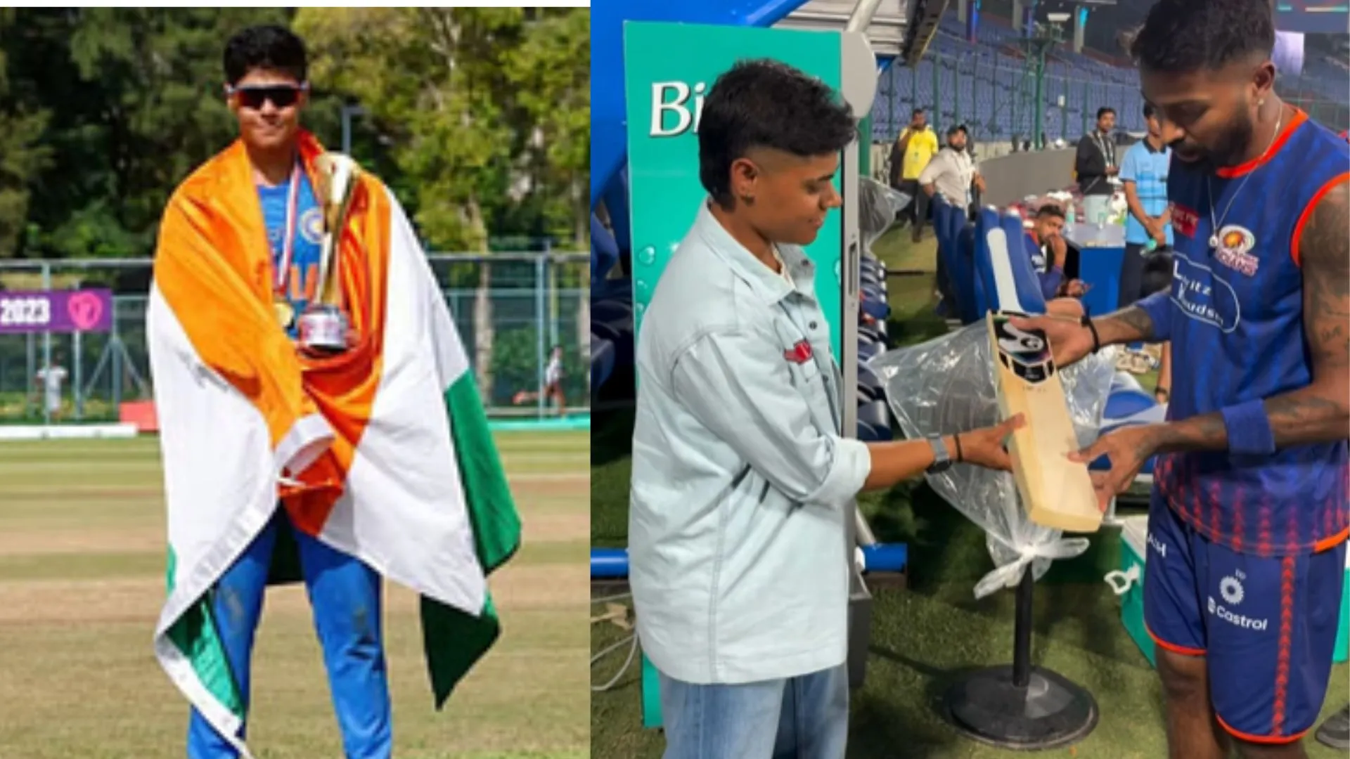 Hardik Pandya ने महिला खिलाड़ी काशवी गौतम को दिया ये खास तोहफा 
