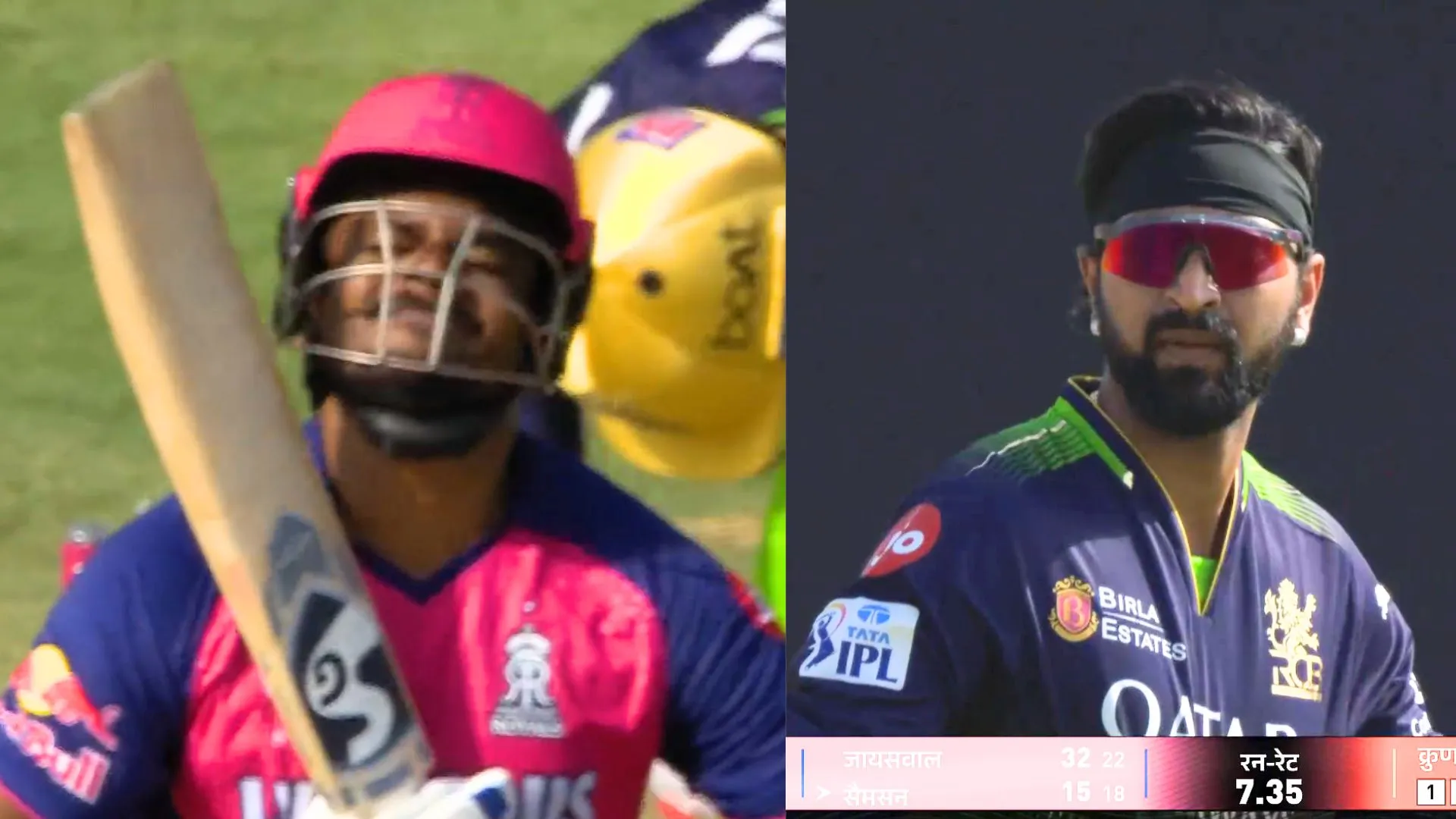 क्रुणाल पांड्या ने Sanju Samson का किया शिकार 