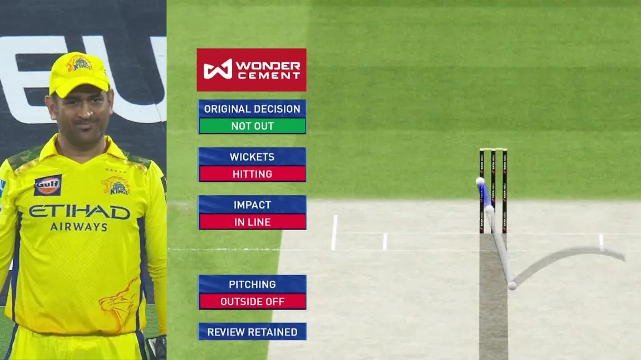 MS Dhoni Wrong vs LSG