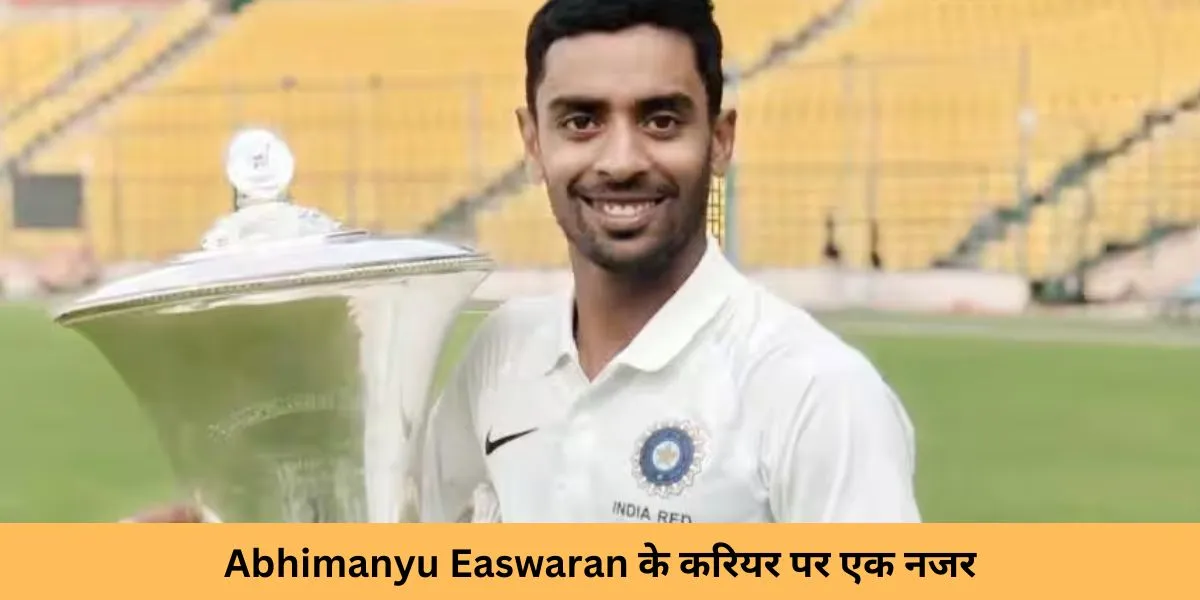 Abhimanyu Easwaran career