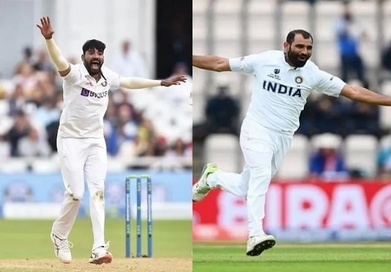 Because Siraj opened the bowling in the second innings, Shami felt the pressure