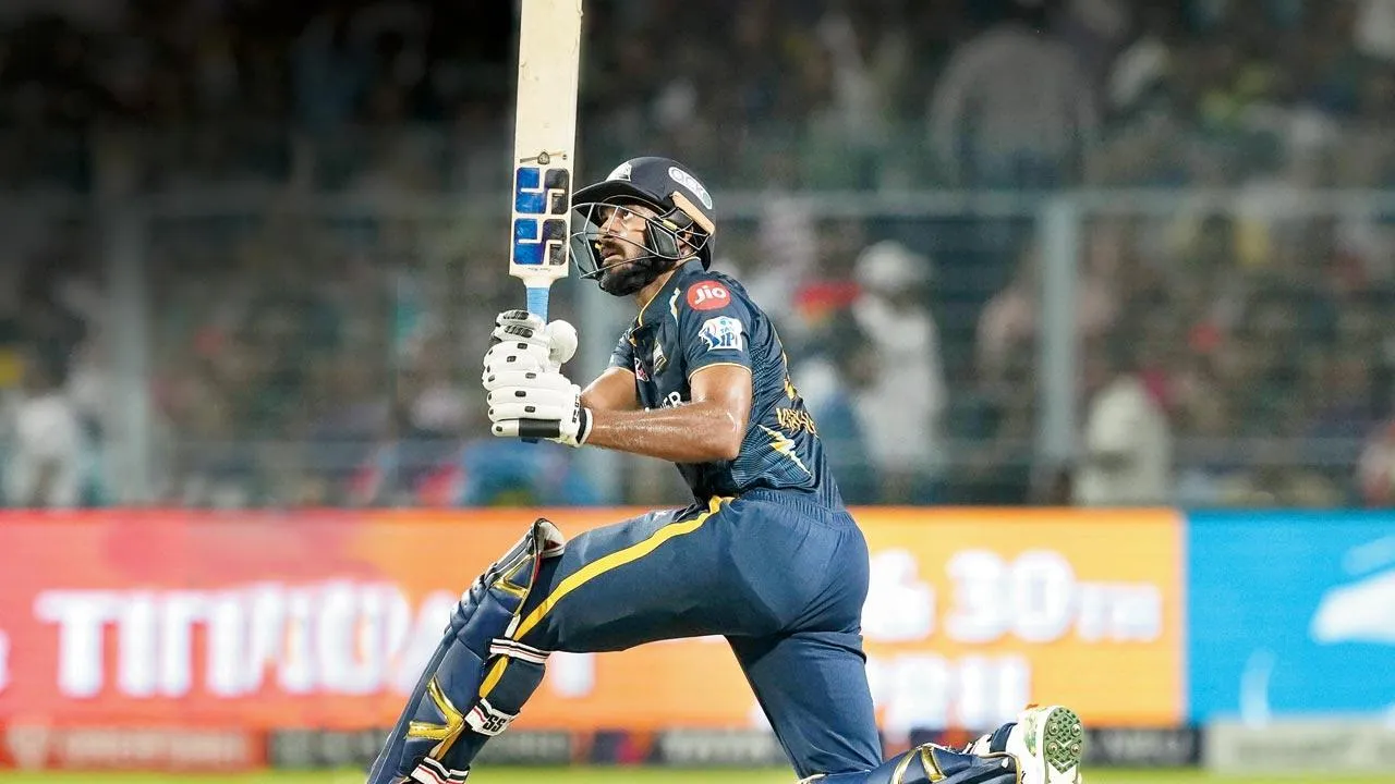 Vijay Shankar smashes a 24-ball fifty to seal the deal for GT vs KKR