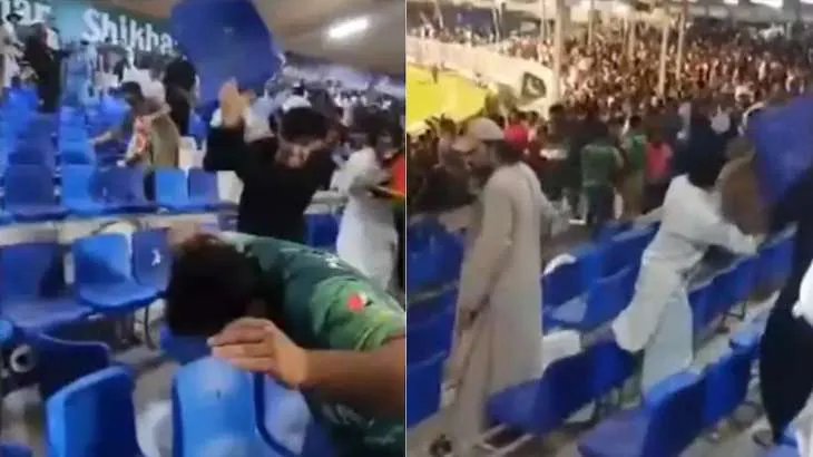 Viral Video: Afghan fans beat Pak supporters, vanadilse stadium after Afghanistan lost to Pakistan | Trending News – India TV