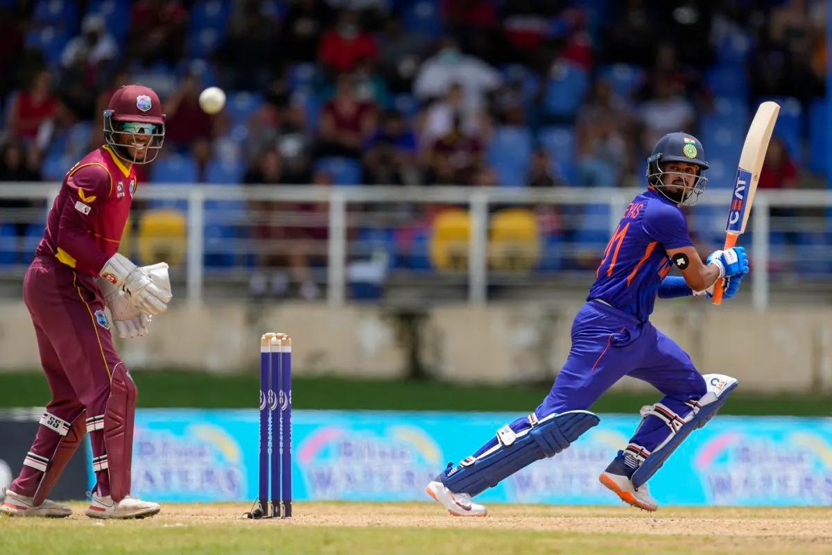 Shreyas Iyer completed 1000 ODI runs for India in only 25 innings, West Indies vs India, 1st ODI, Port-of-Spain, July 22, 2022