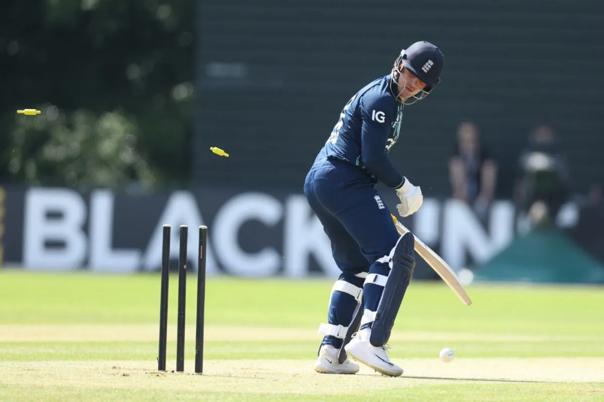 Jason Roy was bowled by his cousin Shane Snater for 1, Netherlands vs England, 1st ODI, Amstelveen, June 17, 2022