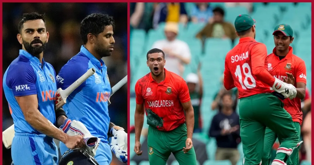 IND vs BAN World Cup Head to Head: भारत-बांग्लादेश की जंग में किस टीम का पलड़ा भारी? जानिए आंकड़ों की जुबानी - world cup 2022 india vs bangladesh t20i teams head to