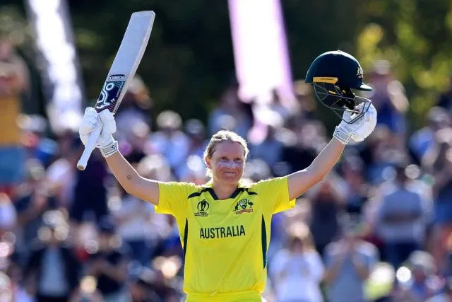 Alyssa Healy's record-breaking century fires Australia to victory over England