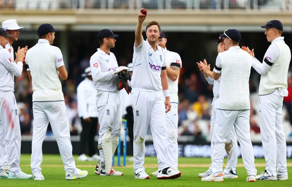 Ollie Robinson celebrates his five-wicket haul at The Oval, England vs South Africa, 3rd Test, 3rd day, The Oval, September 10, 2022