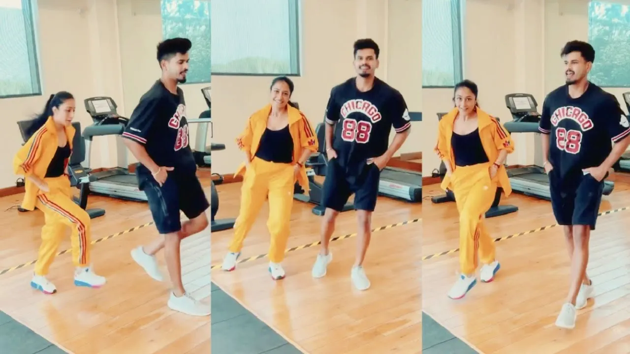 Shreyas Iyer Dance With Dhanashree Verma | Yuzvendra Chahal Wife Dance Video - YouTube