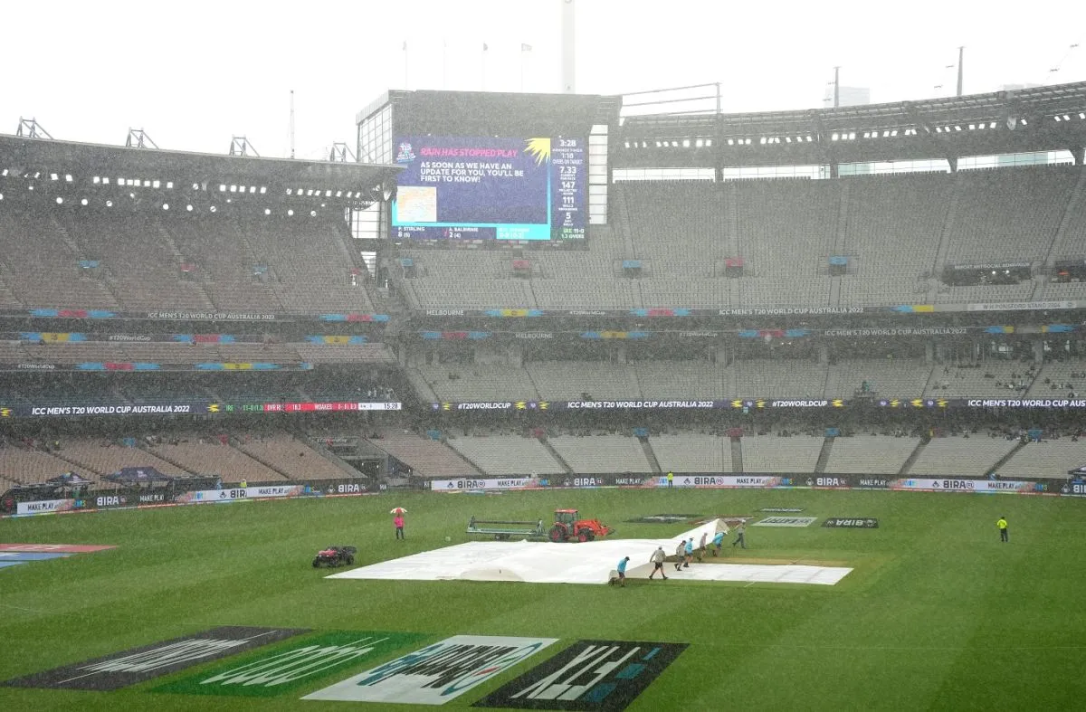 Rain stopped play when England were five short of par score, England vs Ireland, ICC Men's T20 World Cup 2022, Melbourne, October 26, 2022 