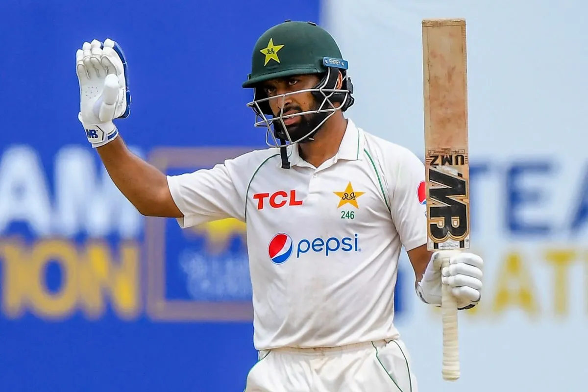 Abdullah Shafique celebrates his 150, Sri Lanka vs Pakistan, 1st Test, Galle, 4th day, July 19, 2022