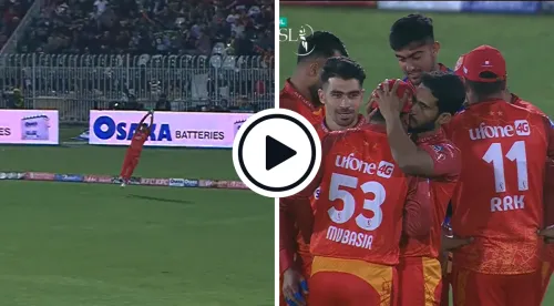 Watch: Mubasir Khan Takes A Leaping Stunner Inches From The Boundary, Gets A Kiss From Hassan Ali In Celebration | Flipboard