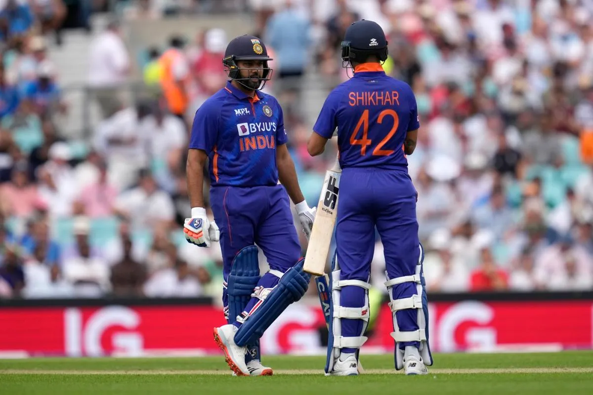 Rohit Sharma and Shikhar Dhawan's half-century stand gave India the perfect platform in the chase, England vs India, 1st ODI, The Oval, London, July 12, 2022