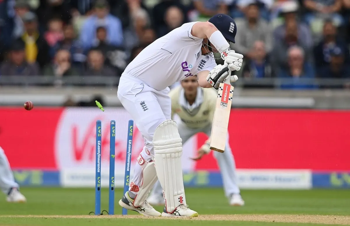 Jasprit Bumrah makes a mess of Alex Lees' stumps, England vs India, 5th Test, Birmingham, 2nd day, July 2, 2022