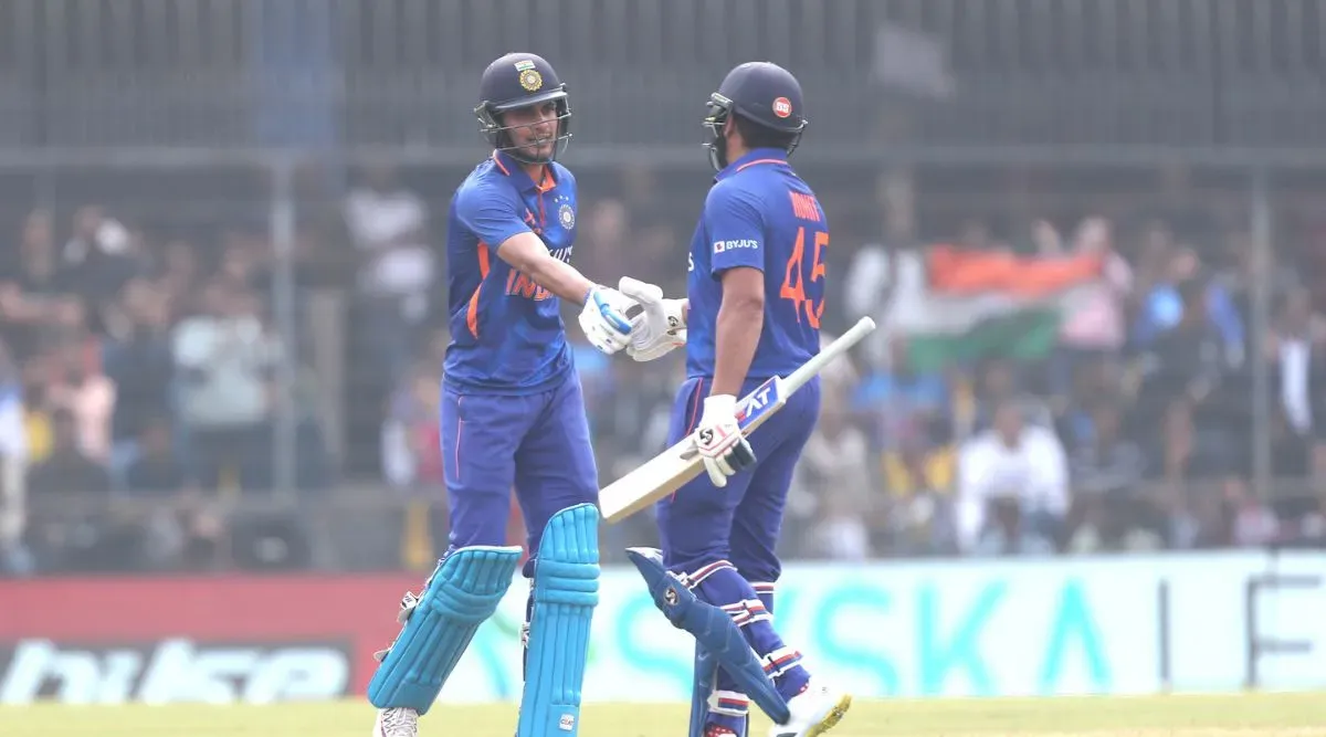 IND vs NZ, 3rd ODI: Boundaries galore as Shubman Gill-Rohit Sharma score centuries, add 200 runs for the first wicket | Sports News,The Indian Express