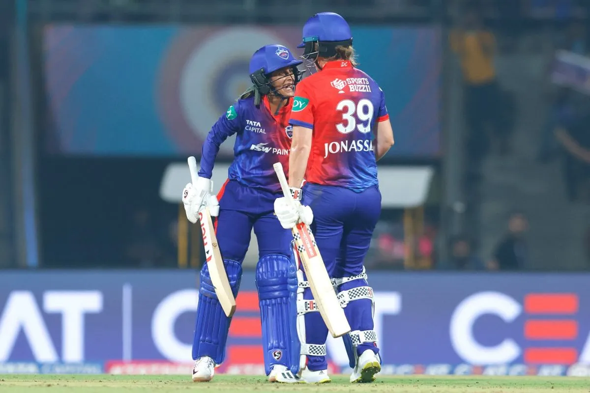 Jemimah Rodrigues and Jess Jonassen helped Capitals add 65 in the last five overs, Delhi Capitals vs UP Warriorz, Women's Premier League, Navi Mumbai, March 7, 2023