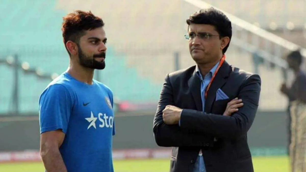 Virat Kohli Sourav Ganguly Memes: 'जैसी करनी वैसी भरनी', विराट कोहली को लेकर फैन्स ने सौरव गांगुली को किया ट्रोल - fans reaction Virat Kohli memes after Sourav Ganguly left as BCCI