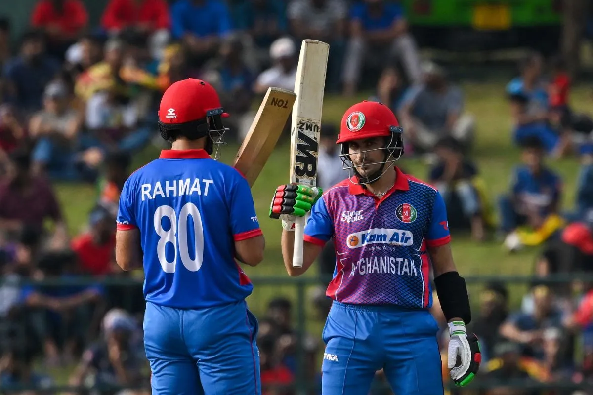 Rahmanullah Gurbaz and Rahmat Shah added 113 runs for the second wicket, Sri Lanka vs Afghanistan, 2nd men's ODI, Pallekele, November 27, 2022