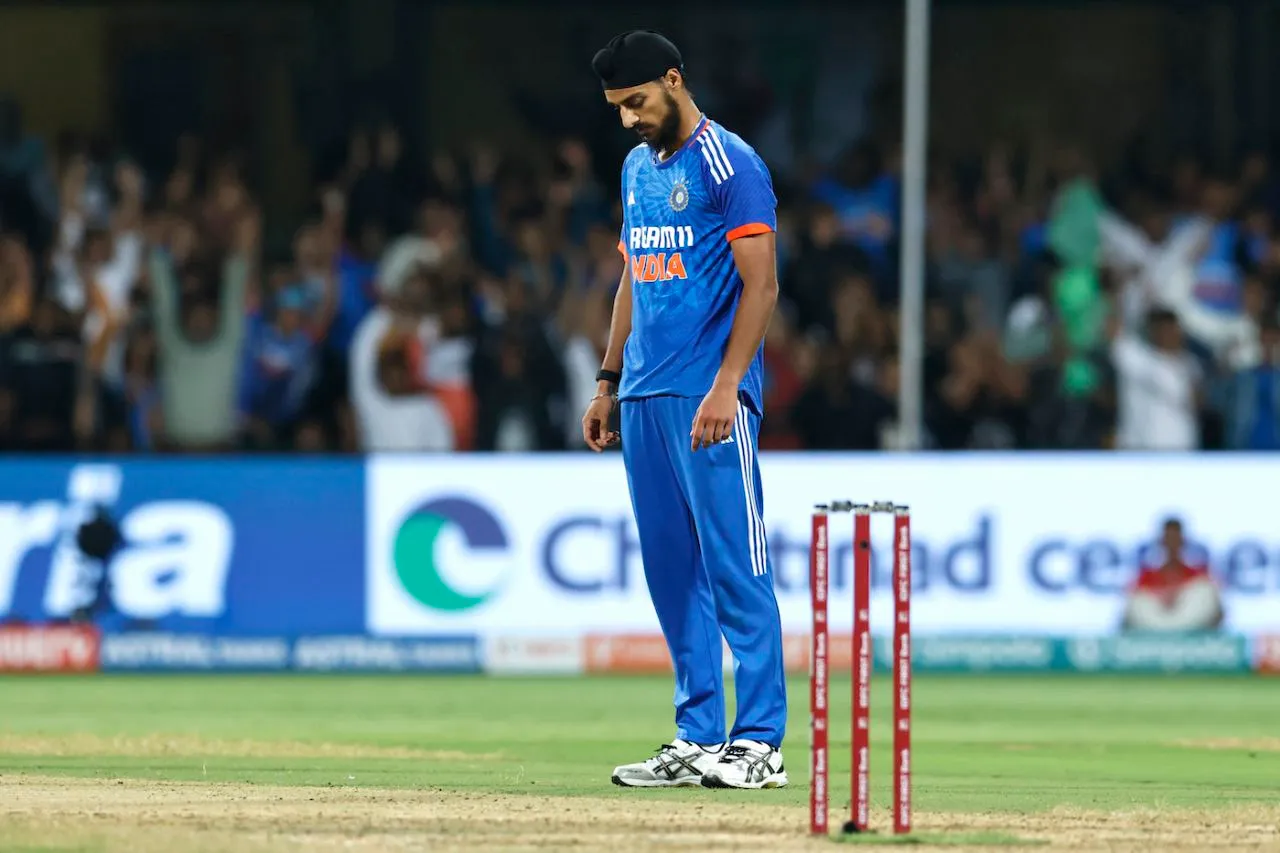 Arshdeep Singh bowled a fantastic last over, which included the wicket of Matthew Wade, India vs Australia, 5th T20I, Bengaluru, December 3, 2023